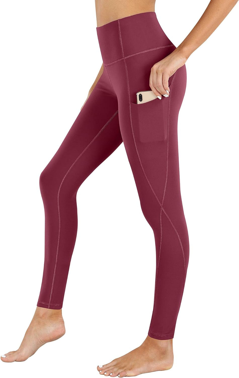 High Waist Yoga Pants Women with Pockets Workout Leggings