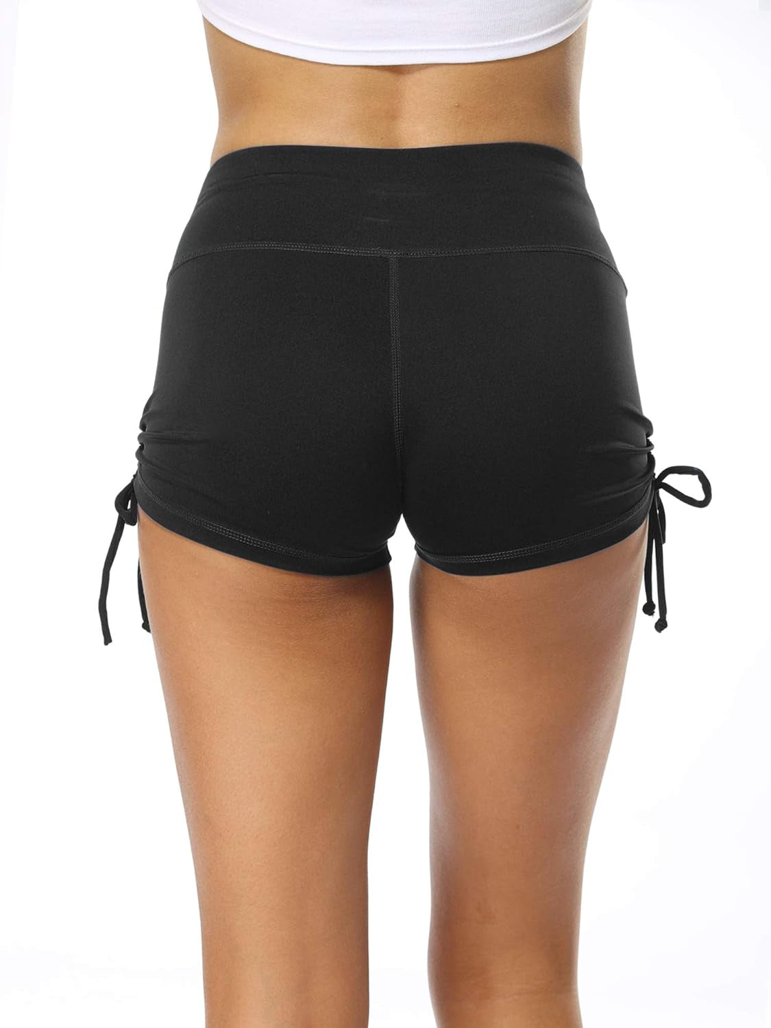 Athletic Booty Shorts for Women 3 Pack High Waisted Workout Pro,1021,Black,Blue,Wine Red,Medium
