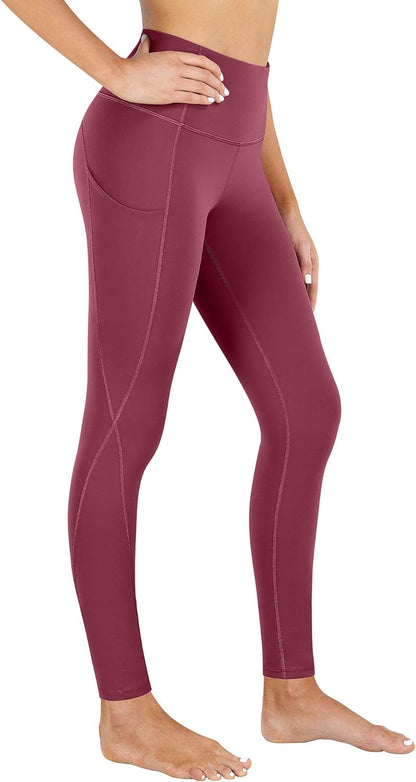 High Waist Yoga Pants Women with Pockets Workout Leggings